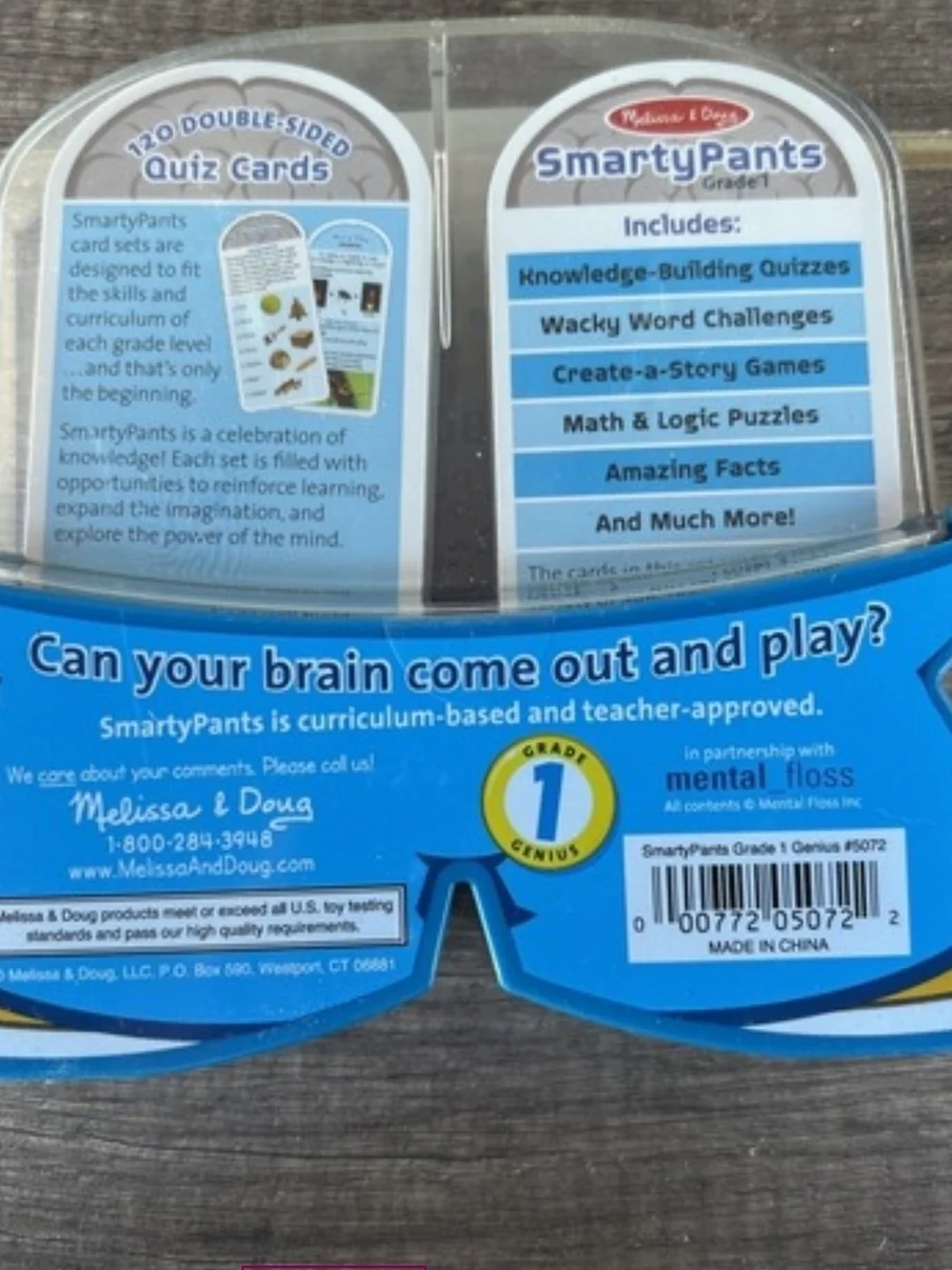 Melissa & Doug SmartyPants Grade 1 Brain-Building Card Set